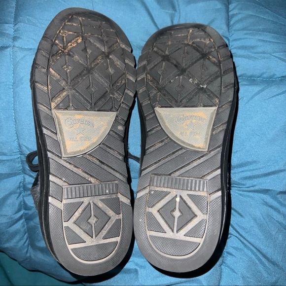 WOOLRICH X CONVERSE CHUCK TAYLOR ALL STAR STREET HIKER BLACK PLAID//MENS SIZE 7 - Picture 8 of 9